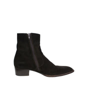 Load image into Gallery viewer, Saint Laurent Chocolate Wyatt Boots FW13 Size 40.5 Left Inside 
