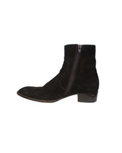 Load image into Gallery viewer, Saint Laurent Chocolate Wyatt Boots FW13 Size 40.5 Right Inside