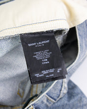 Load image into Gallery viewer, Saint Laurent Little Crash Denim 30 FW/2013 Size and Wash Tag