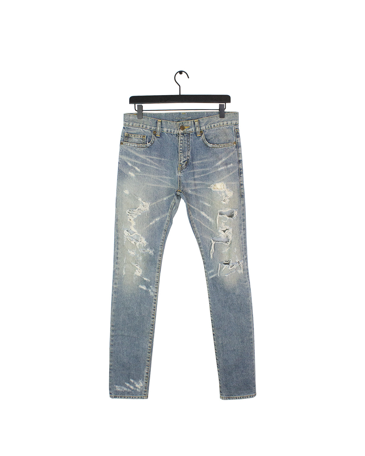 Saint Laurent Little Crash Denim | Size 30 – eightonethree.