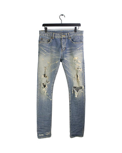 Saint Laurent Little Crash Denim Fall/Winter 2013