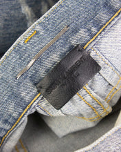 Load image into Gallery viewer, Saint Laurent Little Crash Denim 30 FW/2013 Leather Brand Tag