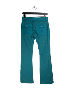 Blue Undercover Corduroy Flare Pants Back