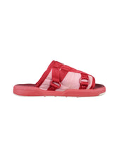 Load image into Gallery viewer, Visvim Christo Red Glen Check Stripe Sandals Left Inside