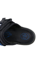 Load image into Gallery viewer, Visvim Christo Black and Blue Stripe Sandals Details