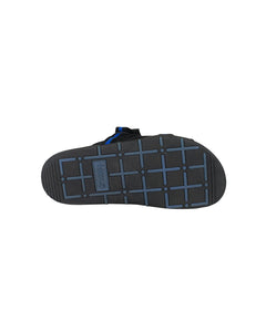 Visvim Christo Black and Blue Stripe Sandals Right Bottom