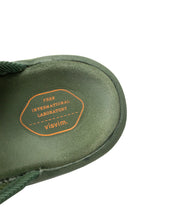 Load image into Gallery viewer, Visvim Christo Striped Sandals Olive Green and Orange Size XS Stamp